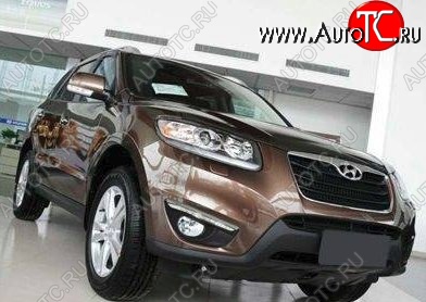13 299 р. Дневные ходовые огни СТ Hyundai Santa Fe CM рестайлинг (2009-2012)  с доставкой в г. Вологда