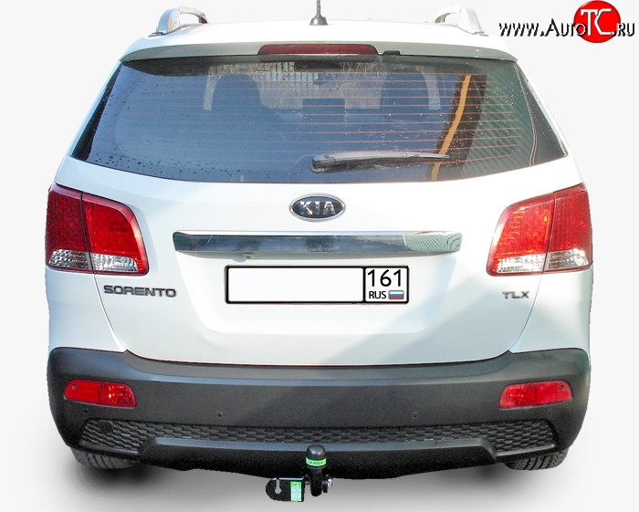 8 249 р. Фаркоп Лидер Плюс Hyundai Santa Fe CM дорестайлинг (2006-2009) (Без электропакета)  с доставкой в г. Вологда