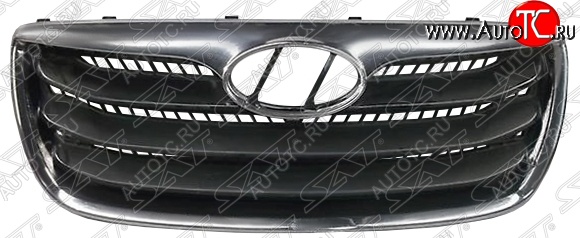 5 799 р. Решётка радиатора SAT Hyundai Santa Fe CM рестайлинг (2009-2012) (Неокрашенная)  с доставкой в г. Вологда