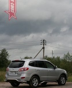 11 159 р. Защита заднего бампера Souz-96 (d60) Hyundai Santa Fe CM рестайлинг (2009-2012)  с доставкой в г. Вологда. Увеличить фотографию 2