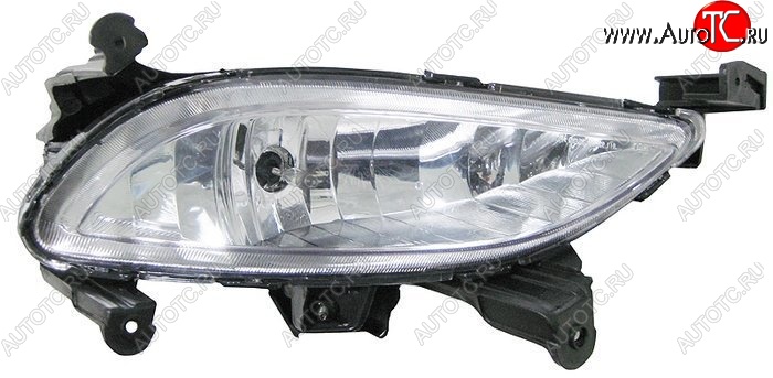 1 089 р. Правая противотуманная фара SAT  Hyundai Santa Fe  CM (2009-2012) рестайлинг  с доставкой в г. Вологда