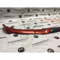 4 299 р. Накладка на задний бампер (хетчбек) Topkontur Hyundai Solaris RBr седан дорестайлинг (2010-2014) (Тисненая поверхность, Неокрашенная)  с доставкой в г. Вологда. Увеличить фотографию 2