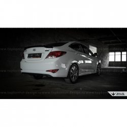 4 999 р. Пороги накладки TopKontur Design KIA Rio 3 QB хэтчбек 5 дв. рестайлинг (2015-2017) (Неокрашенные)  с доставкой в г. Вологда. Увеличить фотографию 14
