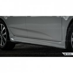 4 999 р. Пороги накладки TopKontur Design KIA Rio 3 QB хэтчбек 5 дв. рестайлинг (2015-2017) (Неокрашенные)  с доставкой в г. Вологда. Увеличить фотографию 11