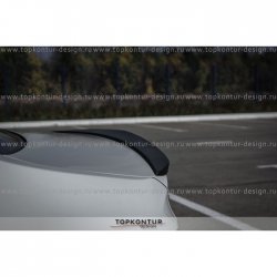 4 499 р. Лип спойлер HS1 Hyundai Solaris RBr седан дорестайлинг (2010-2014) (Неокрашенный)  с доставкой в г. Вологда. Увеличить фотографию 5
