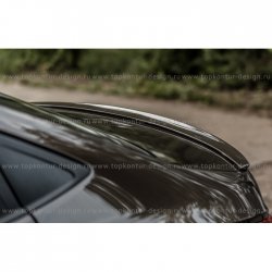 4 499 р. Лип спойлер HS-2 Hyundai Solaris RBr седан дорестайлинг (2010-2014) (Неокрашенный)  с доставкой в г. Вологда. Увеличить фотографию 4