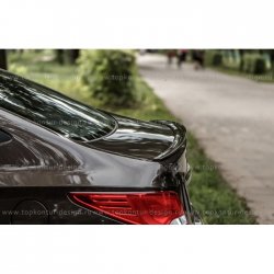 4 499 р. Лип спойлер HS-2 Hyundai Solaris RBr седан дорестайлинг (2010-2014) (Неокрашенный)  с доставкой в г. Вологда. Увеличить фотографию 5