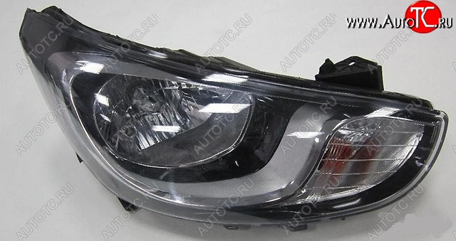 2 749 р. Фара BRIGHTROAD (с корректором, правая) Hyundai Solaris RBr седан дорестайлинг (2010-2014)  с доставкой в г. Вологда