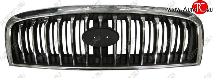 2 399 р. Решётка радиатора SAT (вертикальные полосы) Hyundai Sonata EF рестайлинг ТагАЗ (2001-2013) (Неокрашенная)  с доставкой в г. Вологда