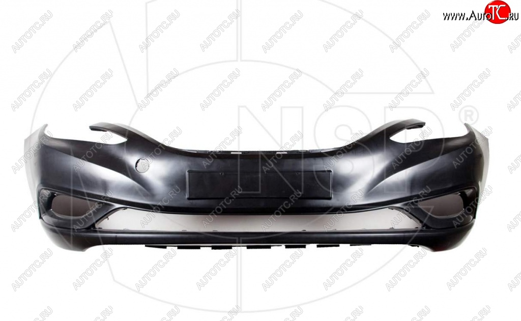 2 349 р. Передний бампер NSP Hyundai Sonata YF (2009-2014) (Неокрашенный)  с доставкой в г. Вологда