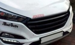 9 649 р. Решётка радиатора CT Hyundai Tucson LM (2010-2017) (Неокрашенная)  с доставкой в г. Вологда. Увеличить фотографию 2