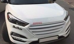 9 649 р. Решётка радиатора CT Hyundai Tucson LM (2010-2017) (Неокрашенная)  с доставкой в г. Вологда. Увеличить фотографию 6