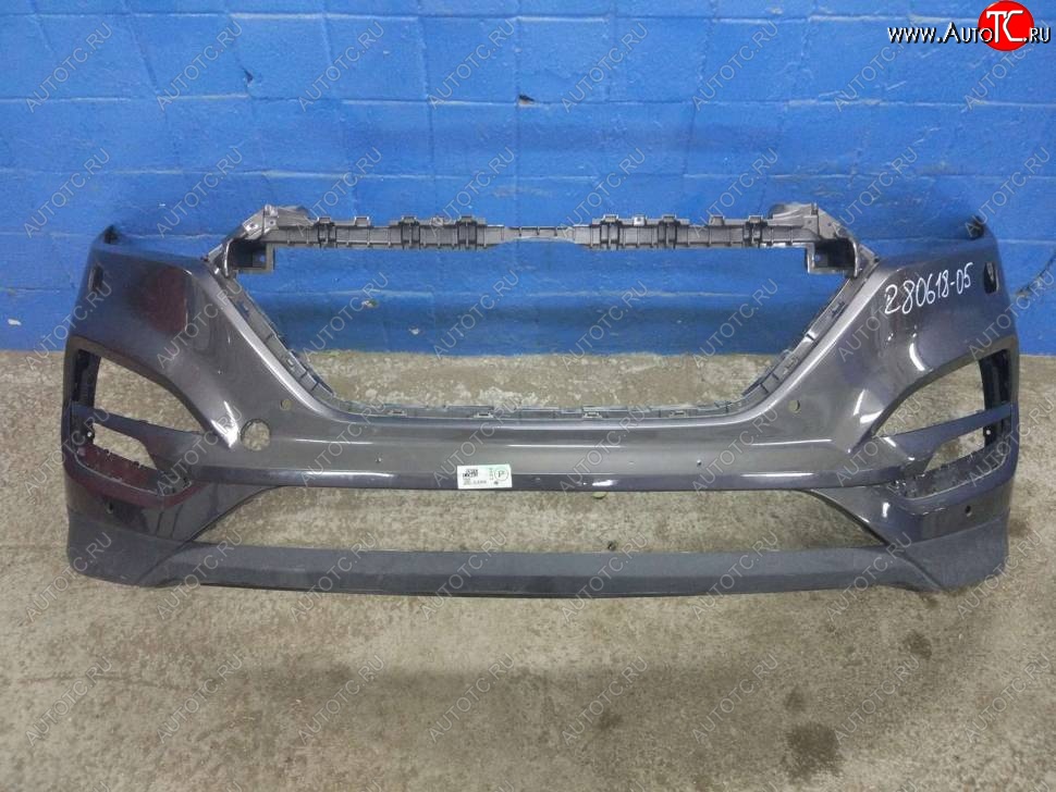 5 099 р. Бампер передний SPARD Hyundai Tucson TL дорестайлинг (2015-2018) (Неокрашенный)  с доставкой в г. Вологда