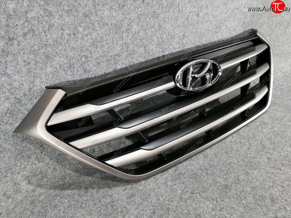 3 799 р. Решетка радиатора SPARD Hyundai Tucson TL дорестайлинг (2015-2018) (Неокрашенная)  с доставкой в г. Вологда