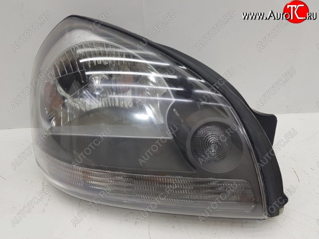 3 449 р. Фара BRIGHTROAD (мех. корректор, хром, правая) Hyundai Tucson JM (2004-2010)  с доставкой в г. Вологда
