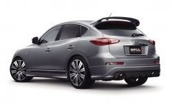31 249 р. Накладка на задний бампер Impul INFINITI EX35 J50 (2007-2013) (Неокрашенная)  с доставкой в г. Вологда. Увеличить фотографию 3