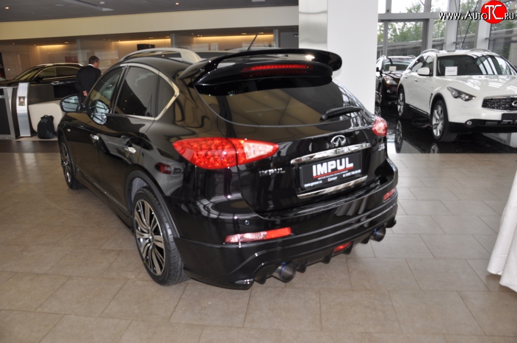 31 249 р. Накладка на задний бампер Impul INFINITI EX35 J50 (2007-2013) (Неокрашенная)  с доставкой в г. Вологда