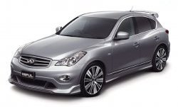 41 249 р. Передний бампер Impul INFINITI EX35 J50 (2007-2013) (Неокрашенный)  с доставкой в г. Вологда. Увеличить фотографию 2