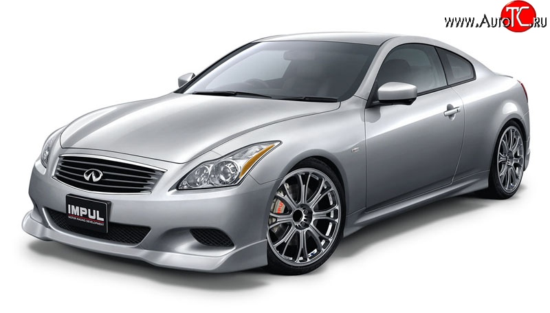 23 899 р. Накладка на передний бампер Impul INFINITI G37 V36 седан рестайлинг (2008-2014) (Неокрашенная)  с доставкой в г. Вологда