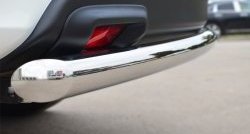 14 999 р. Одинарная защита заднего бампера из трубы диаметром 63 мм SLITKOFF INFINITI JX35 (2012-2014)  с доставкой в г. Вологда. Увеличить фотографию 3