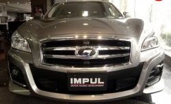 52 749 р. Передний бампер Impul INFINITI M (2010-2014) (Без карбоновых вставок, Неокрашенный)  с доставкой в г. Вологда. Увеличить фотографию 3
