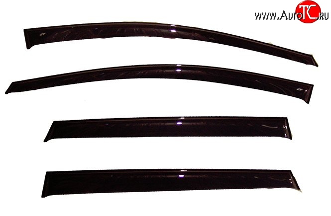 4 499 р. Комплект дефлекторов окон (ветровиков) 4 шт. Novline INFINITI QX60 L50 дорестайлинг (2013-2016)  с доставкой в г. Вологда