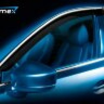 Дефлекторы окон с хромированым молдингом CHROMEX INFINITI QX60 L50 дорестайлинг (2013-2016)