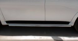 14 999 р. Защита порогов из круглой укороченной трубы диаметром 42 мм SLITKOFF INFINITI QX80 Z62 1-ый рестайлинг (2014-2018)  с доставкой в г. Вологда. Увеличить фотографию 2
