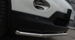 15 799 р. Одинарная защита переднего бампера из трубы диаметром 42 мм SLITKOFF INFINITI Qx50 J50 дорестайлинг (2013-2016)  с доставкой в г. Вологда. Увеличить фотографию 2