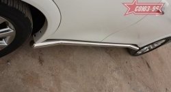 21 689 р. Защита порогов Souz-96 (d76) INFINITI QX56 Z62 (2010-2013)  с доставкой в г. Вологда. Увеличить фотографию 2