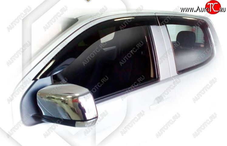 1 999 р. Дефлектора окон CA-Plastiс  Isuzu D-Max  RT85 DoubleCab (2011-2017) дорестайлинг (Classic полупрозрачный, Без хром.молдинга)  с доставкой в г. Вологда