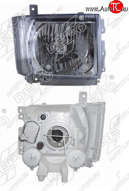 13 349 р. Правая фара (с электрокорректором) DEPO Isuzu Elf (NPR75)  дорестайлинг (2006-2014)  с доставкой в г. Вологда