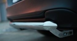 14 999 р. Одинарная защита заднего бампера из трубы диаметром 63 мм SLITKOFF Jeep Cherokee KL дорестайлинг (2014-2017)  с доставкой в г. Вологда. Увеличить фотографию 4