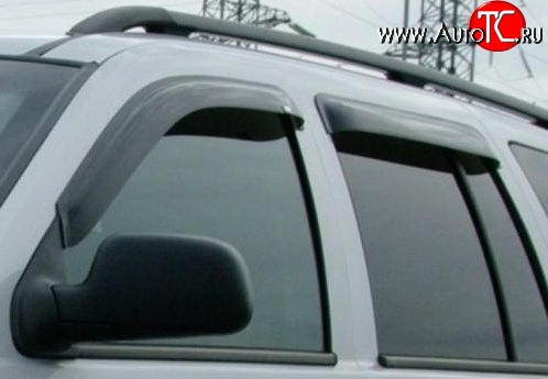 999 р. Комплект дефлекторов окон (ветровиков) 4 шт. Russtal Jeep Grand Cherokee WJ (1998-2005)  с доставкой в г. Вологда