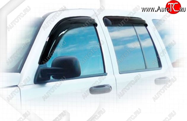 1 999 р. Дефлектора окон CA-Plastiс  Jeep Liberty  KJ (2001-2007) дорестайлинг, рестайлинг (Classic полупрозрачный)  с доставкой в г. Вологда