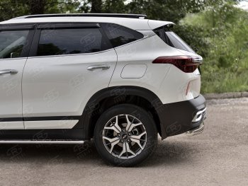15 249 р. Защита заднего бампера (Ø63 мм, нержавейка) RUSSTAL KIA Seltos (2019-2025)  с доставкой в г. Вологда. Увеличить фотографию 3