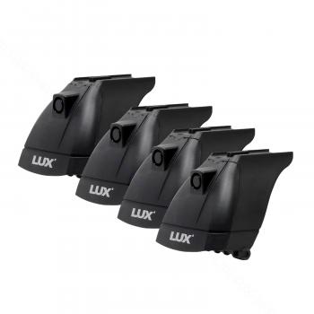 12 689 р. Багажник на крышу без рейлингов сборе LUX  KIA Seltos (2019-2025) (дуги аэро-классик 120 см, без замка, серебро)  с доставкой в г. Вологда. Увеличить фотографию 3