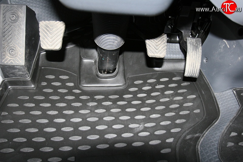 3 699 р. Коврики в салон Element 2 шт. (полиуретан) KIA Bongo 4 PU рестайлинг (2012-2025)  с доставкой в г. Вологда