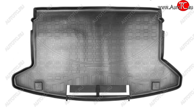 2 999 р. Коврик в багажник Norplast KIA Ceed 3 CD хэтчбэк (2018-2025) (Черный с фартуком)  с доставкой в г. Вологда