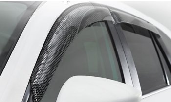 2 159 р. Дефлектора окон CA-Plastic  KIA Ceed  2 JD (2012-2018) дорестайлинг универсал, рестайлинг универсал (Серия Art черная, Без хром молдинга)  с доставкой в г. Вологда. Увеличить фотографию 2