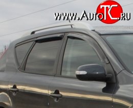 999 р. Комплект дефлекторов окон (ветровиков) 4 шт. (универсал) Russtal KIA Ceed 1 ED дорестайлинг, хэтчбэк 5 дв. (2006-2010)  с доставкой в г. Вологда