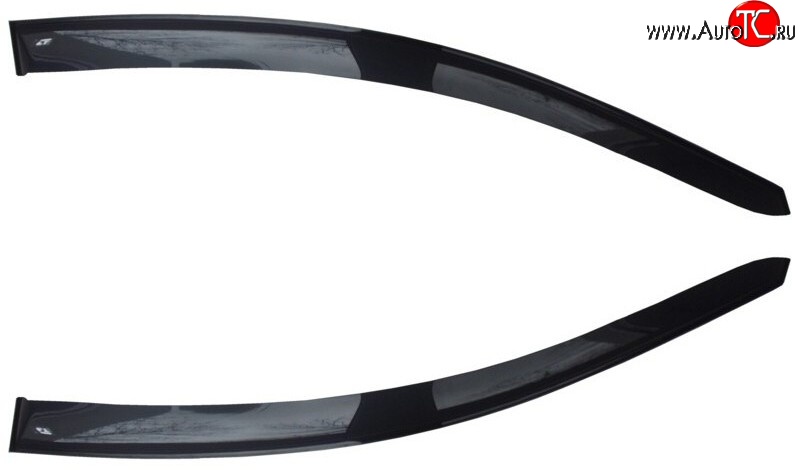 999 р. Комплект дефлекторов окон (ветровиков) 4 шт. (хетчбек, 3 дв.) Russtal KIA Ceed 1 ED рестайлинг, хэтчбэк 5 дв. (2010-2012)  с доставкой в г. Вологда