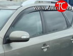 999 р. Комплект дефлекторов окон (ветровиков) 4 шт. (универсал) Russtal KIA Ceed 1 ED рестайлинг, хэтчбэк 5 дв. (2010-2012)  с доставкой в г. Вологда