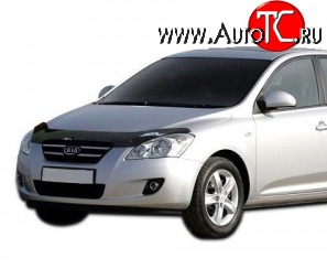 1 099 р. Дефлектор капота NovLine KIA Ceed 1 ED дорестайлинг, хэтчбэк 5 дв. (2006-2010)  с доставкой в г. Вологда