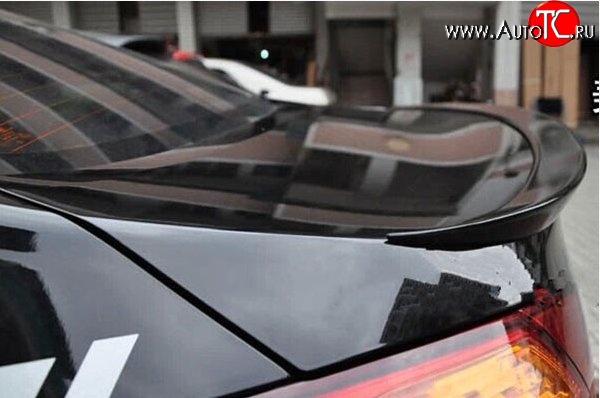 2 169 р. Лип спойлер M-VRS V1 KIA Cerato 3 YD дорестайлинг седан (2013-2016) (Неокрашенный)  с доставкой в г. Вологда