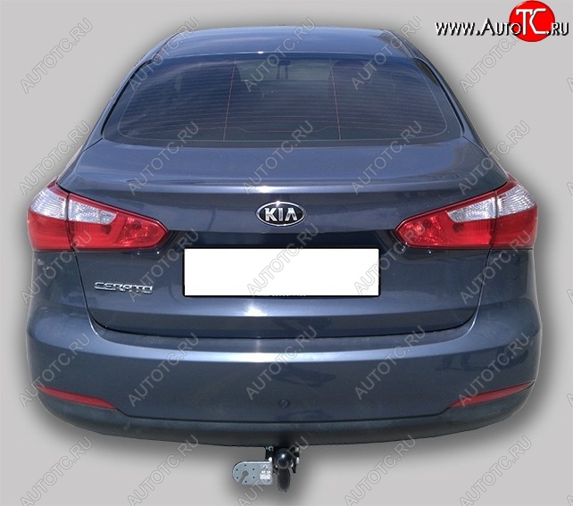 7 599 р. Фаркоп Лидер Плюс KIA Cerato 3 YD дорестайлинг седан (2013-2016) (Без электропакета)  с доставкой в г. Вологда