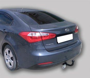 7 599 р. Фаркоп Лидер Плюс KIA Cerato 3 YD дорестайлинг седан (2013-2016) (Без электропакета)  с доставкой в г. Вологда. Увеличить фотографию 3