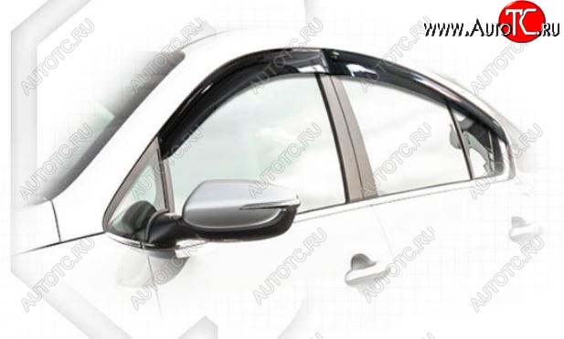 2 199 р. Дефлектора окон CA-Plastiс KIA Cerato 3 YD рестайлинг седан (2016-2019) (Classic полупрозрачный, Без хром молдингов) с доставкой в г. Вологда Увеличить фотографию 1 2 199 р. Дефлектора окон CA-Plastiс KIA Cerato 3 YD рестайлинг седан (2016-2019) (Classic полупрозрачный, Без хром молдингов) с доставкой в г. Вологда