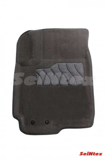 7 049 р. Текстильные коврики в салон SEINTEX 3D серые  KIA Cerato  2 TD (2008-2013) седан  с доставкой в г. Вологда. Увеличить фотографию 2