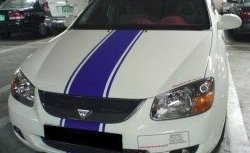 3 749 р. Решётка радиатора RoadRuns KIA Cerato 1 LD седан дорестайлинг (2003-2007) (Неокрашенная)  с доставкой в г. Вологда. Увеличить фотографию 2